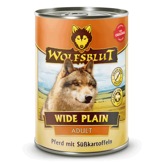 Wolfsblut - Wide Plain  (Hest) - vådfoder til hund - 395 g.