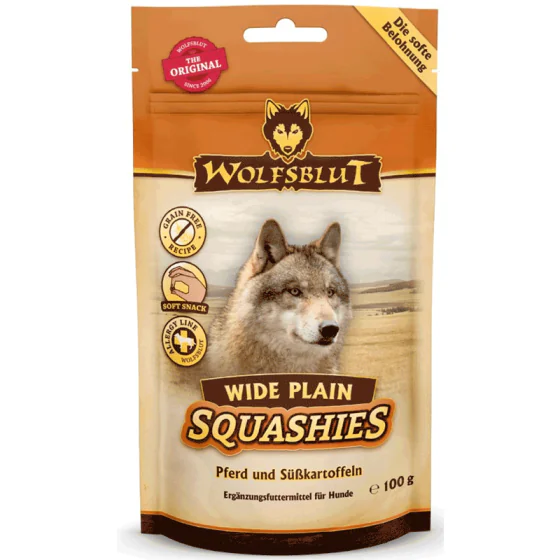 Wolfsblut Wide Plain Squashies m. Hest - 100 g.